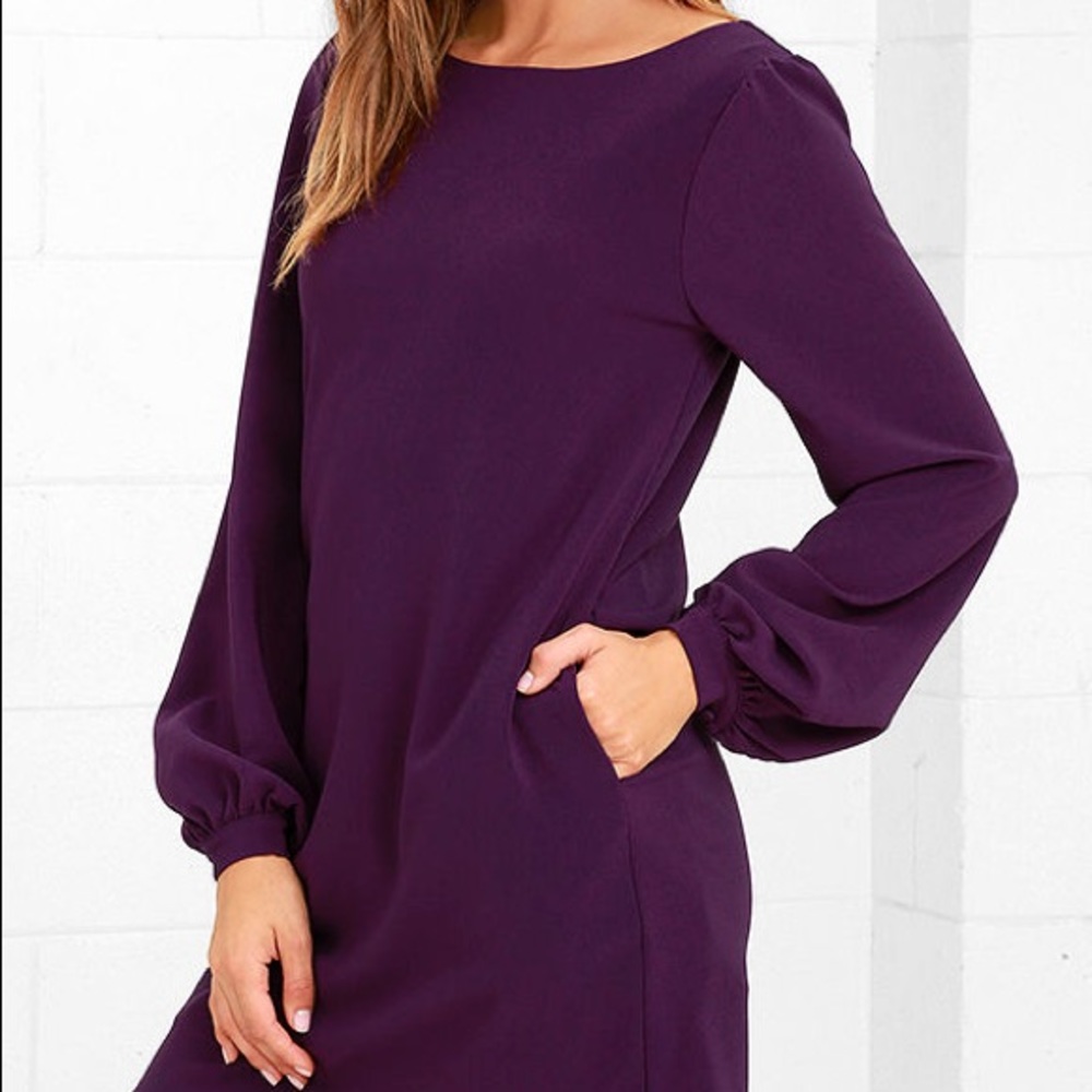 LuLus purple dress Sz L